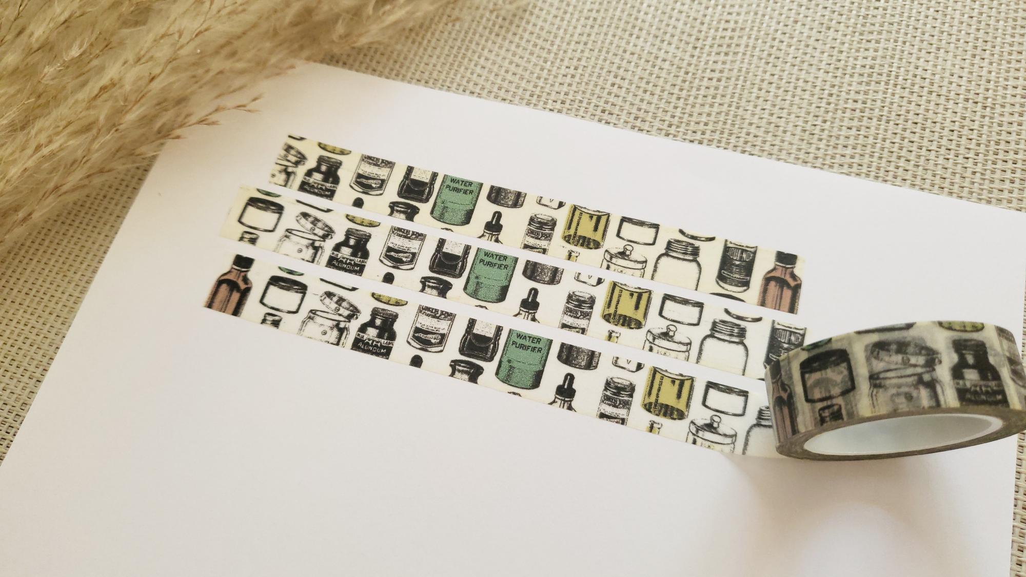 Washi Tape Flaschen